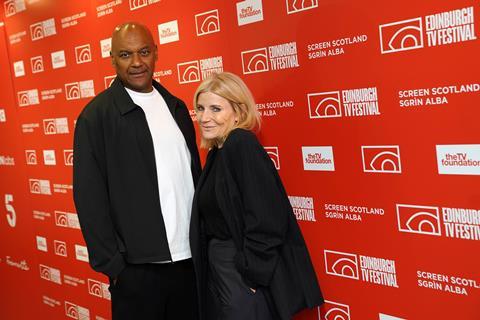 a TV Festival Day 3 - Colin Salmon and michelle Collins 007 a SA